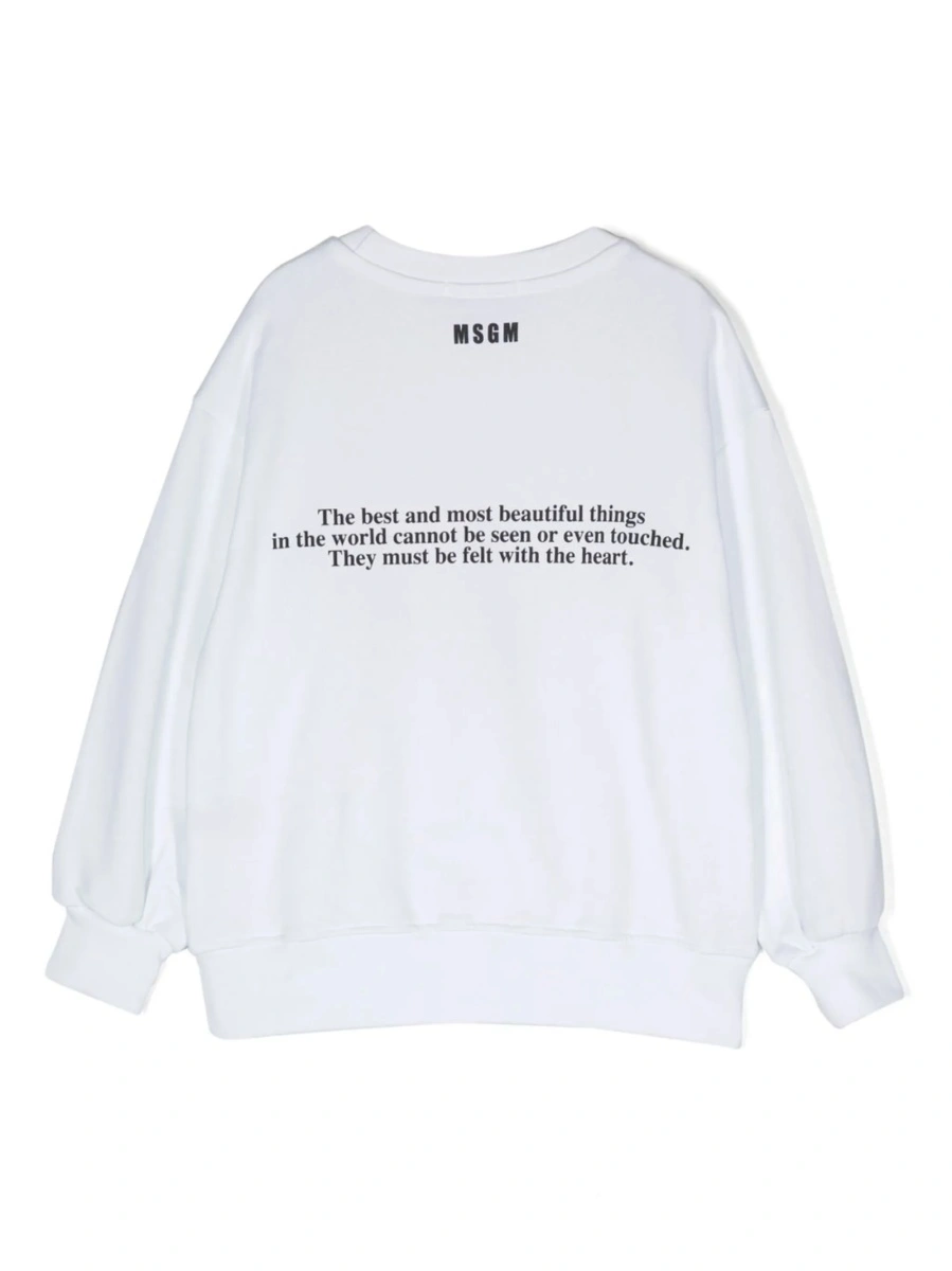 Hanorac MSGM alb - Img 2