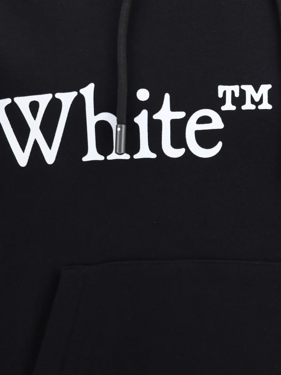 Hanorac Off-White Bookish negru - Img 3
