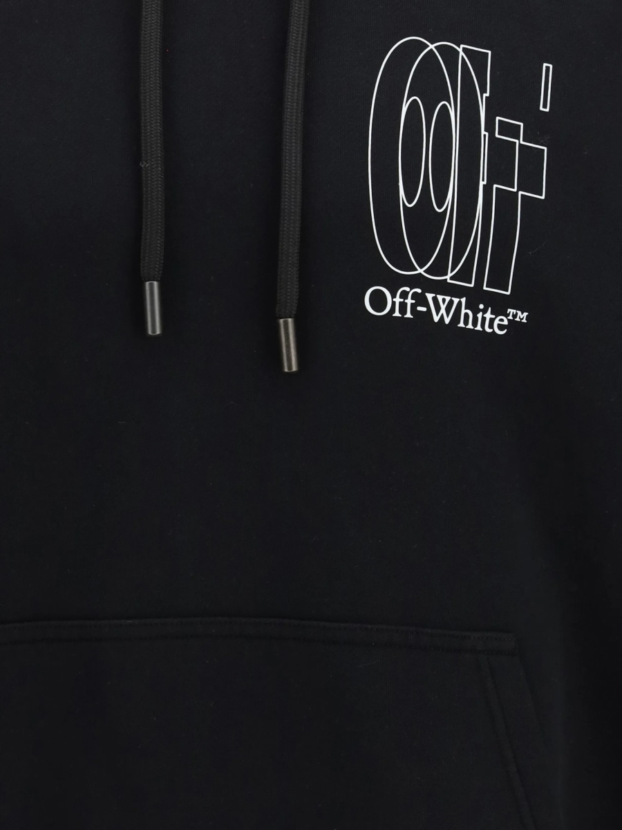 Hanorac Off-White negru - Img 5
