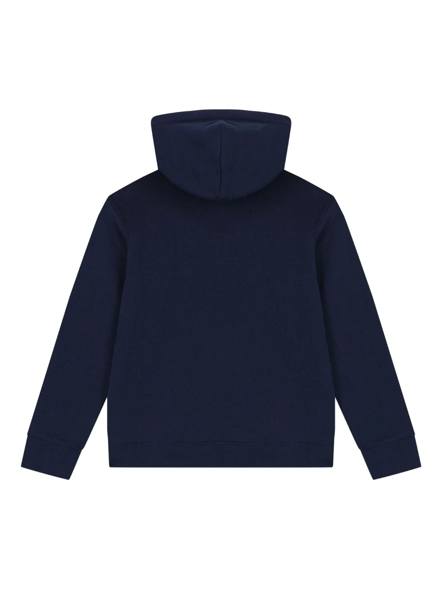 Hanorac Ralph Lauren albastru din polyester si bumbac - Img 2