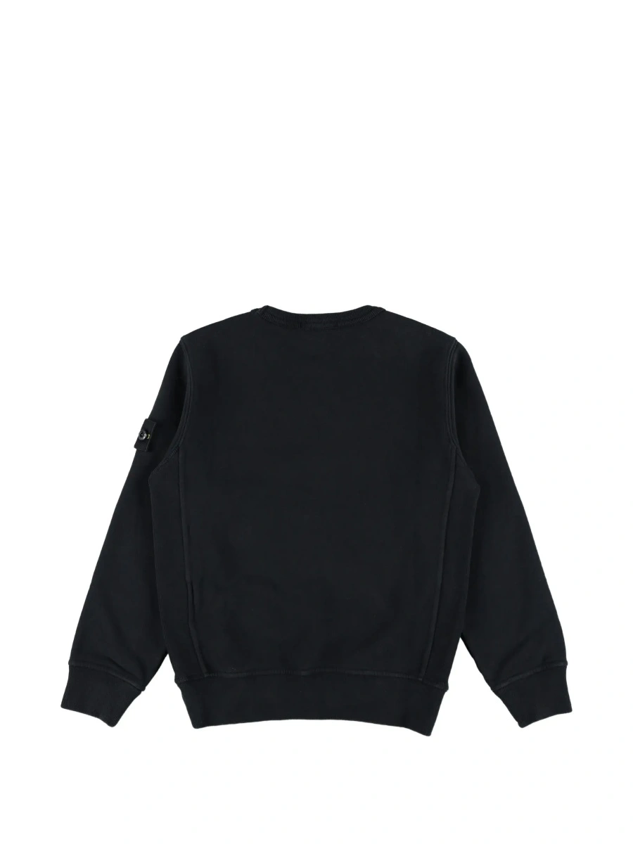 Hanorac Stone Island negru din bumbac - Img 4
