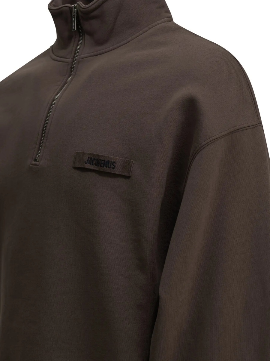 Hanorace "Le Camionneur Gros Grain" Half Zip Sweatshirt - Img 4