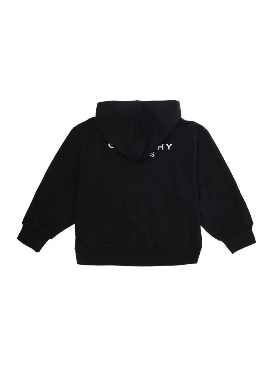 Hanorace Sweatshirt with black cotton logo for Boy - Img 2