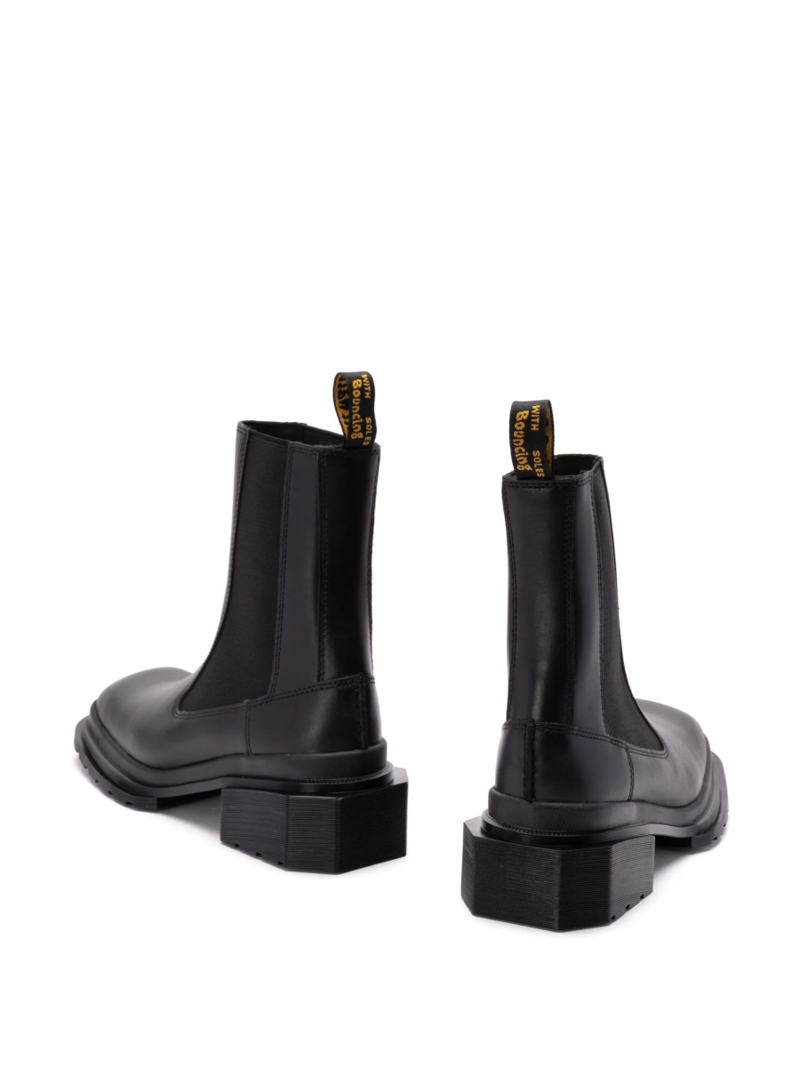 Incaltaminte Dr. Martens neagra din elastan si piele - Img 3