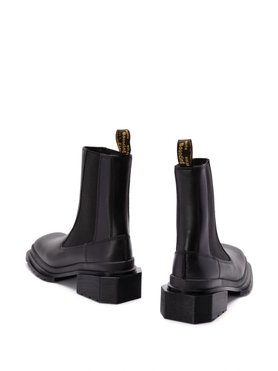 Incaltaminte Dr. Martens neagra din elastan si piele - Img 3