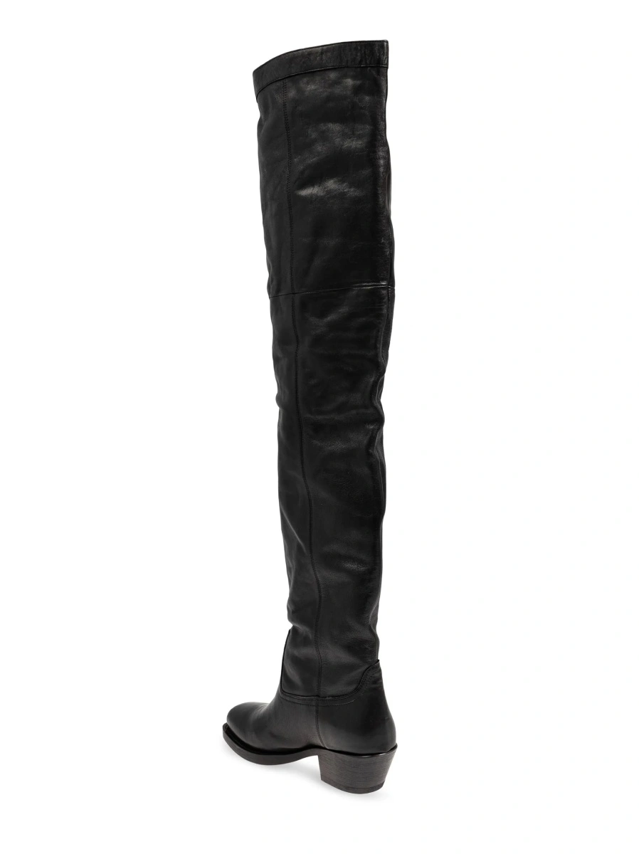 Incaltaminte Isabel Marant neagra din piele - Img 5