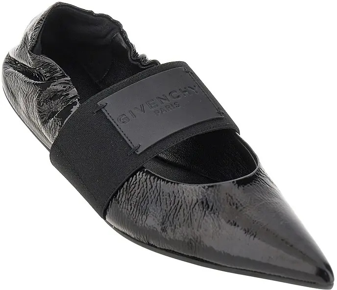 Incaltaminte Naplack leather 'Crush' ballet flats - Img 2