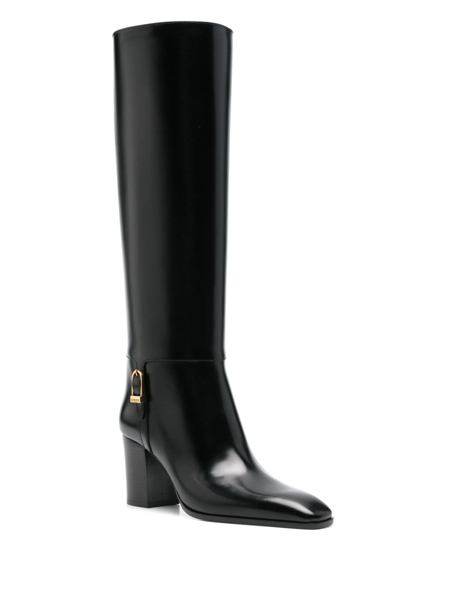 Incaltaminte Saint Laurent neagra din piele - Img 2