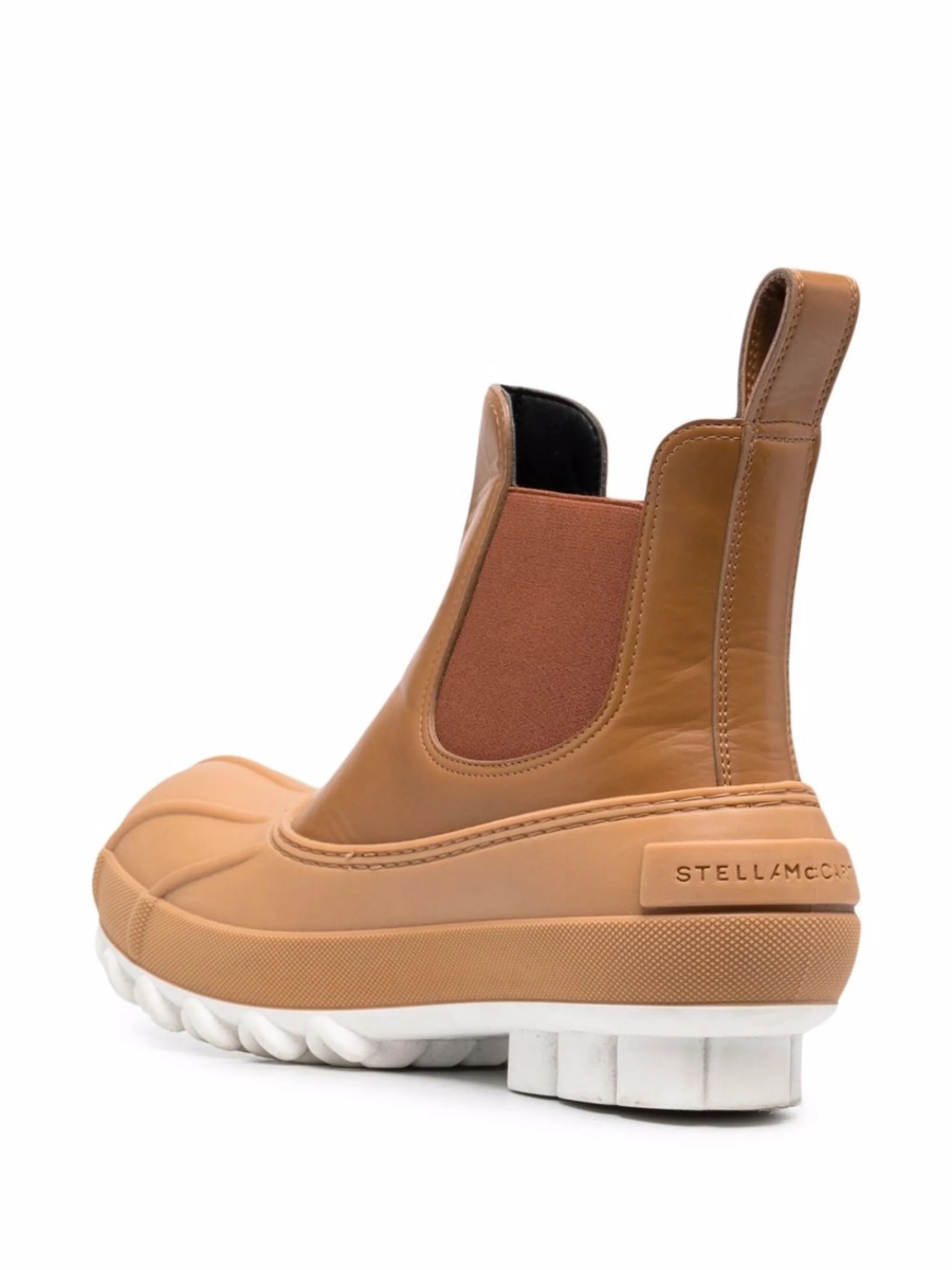 Incaltaminte Stella McCartney maro din cauciuc si piele eco - Img 3