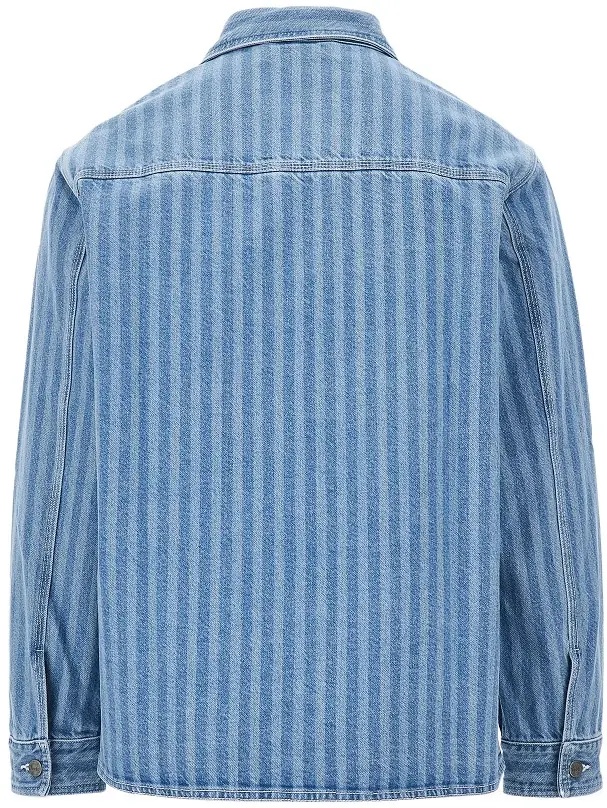 Jacheta 'Berry' striped denim overshirt - Img 3