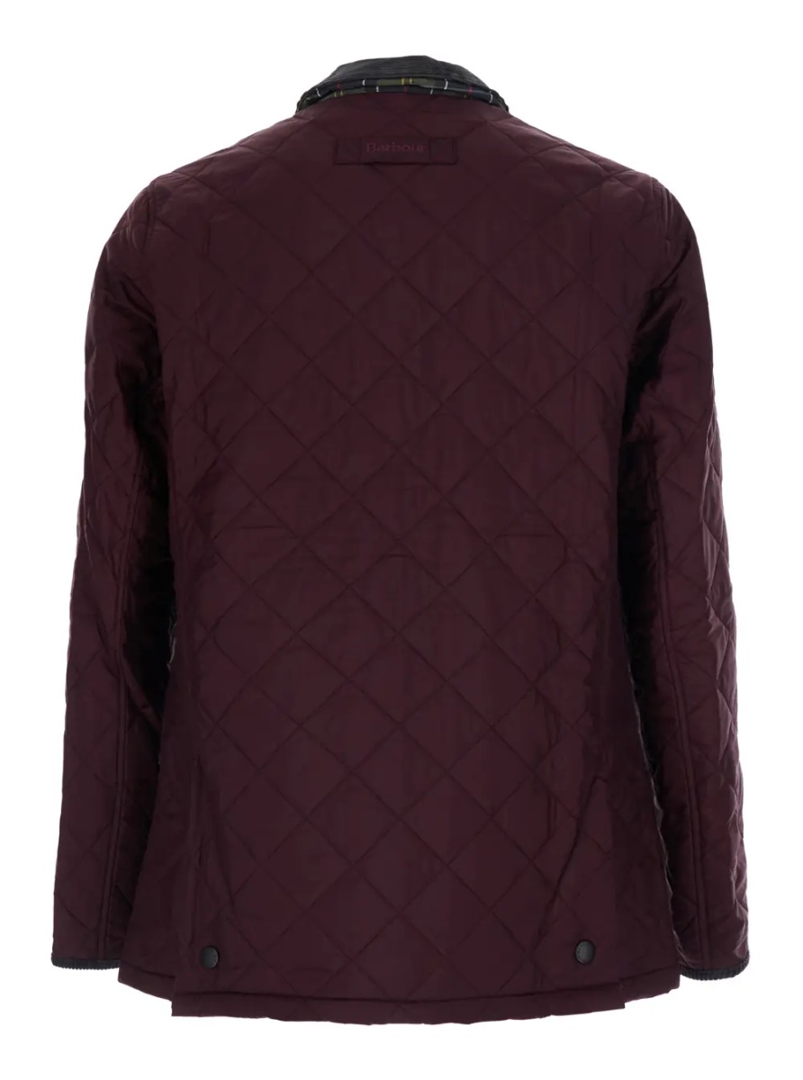 Jacheta Bordeaux Jacket with classic collar and logo lettering on the front in Tech Fabric men - Img 2
