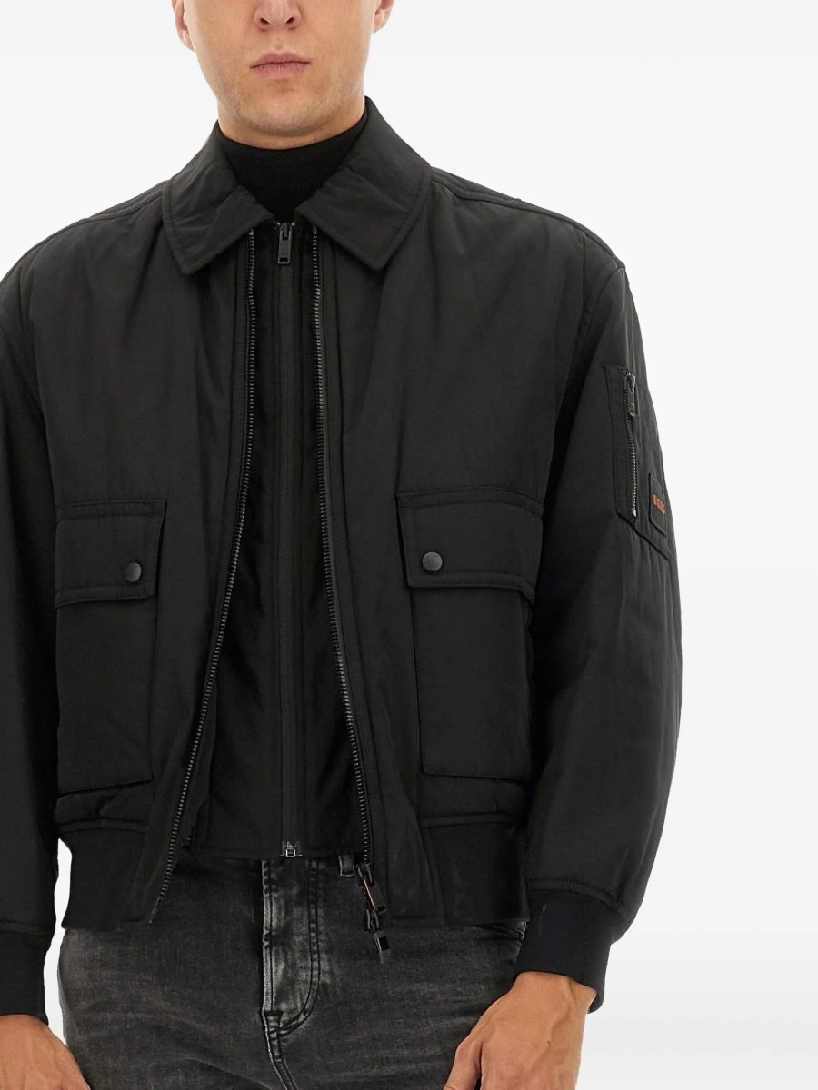 Jacheta camasa Hugo Boss neagra - Img 3