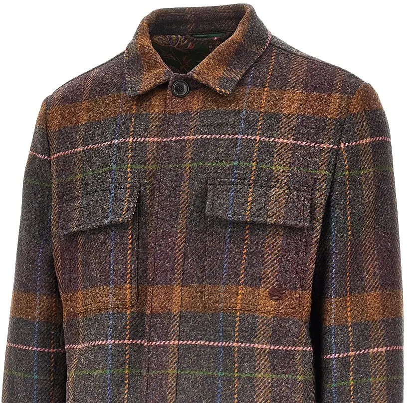 Jacheta Cashmere and wool overshirt - Img 2