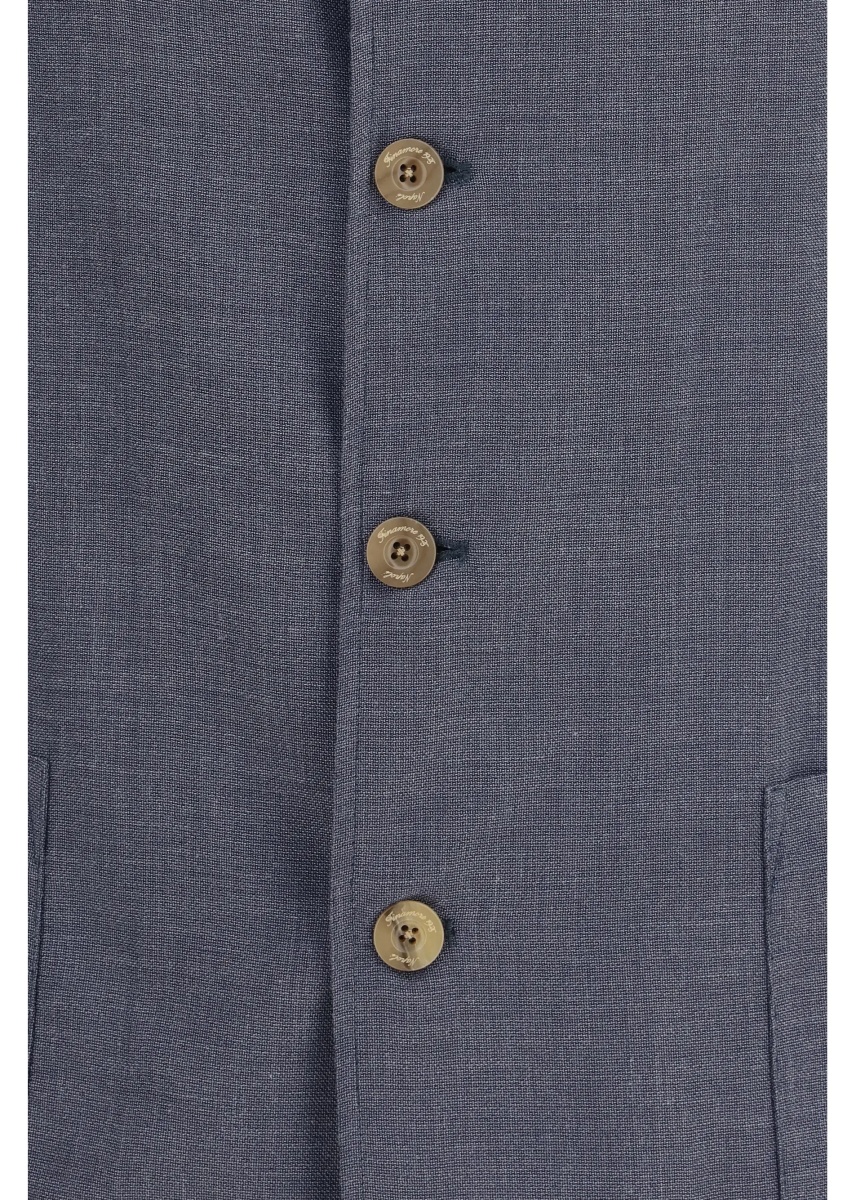 Jacheta Cotton and silk blend Jacket - Img 3