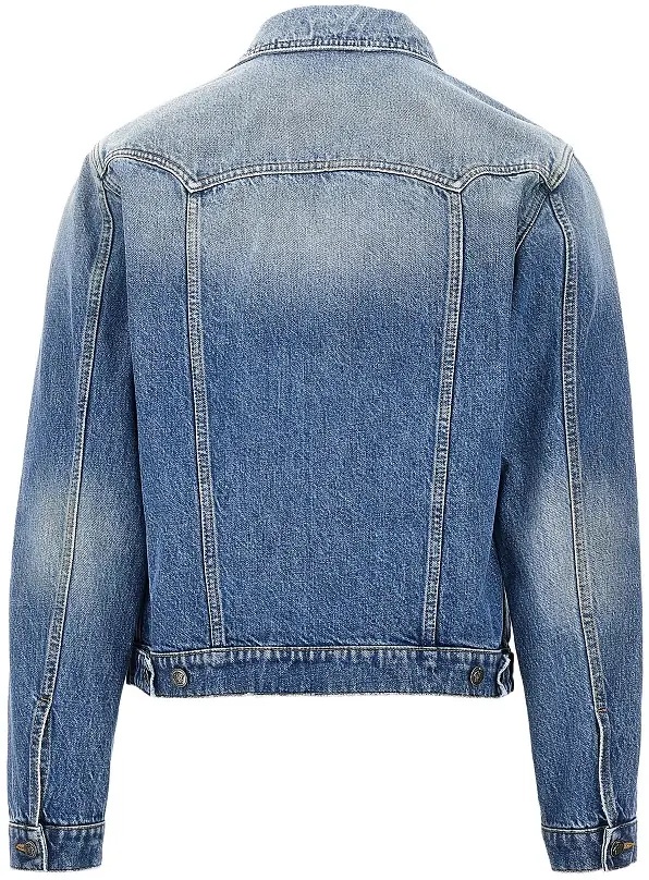 Jacheta Denim jacket with Medusa details - Img 3