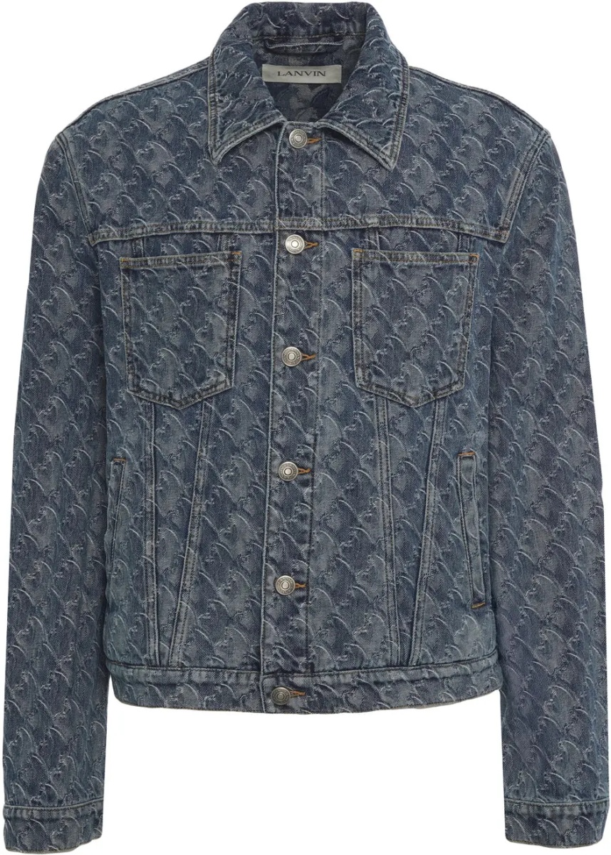 Jacheta Denim jacquard jacket 'Lunar Year' - Img 2