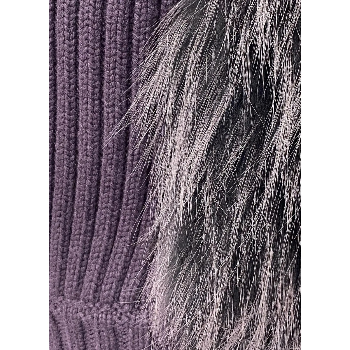 Jacheta Fabiana Filippi Fox Fur Knitted Vest Jacket - Img 2