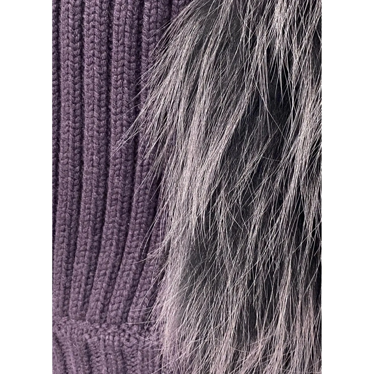 Jacheta Fabiana Filippi Fox Fur Knitted Vest Jacket - Img 2