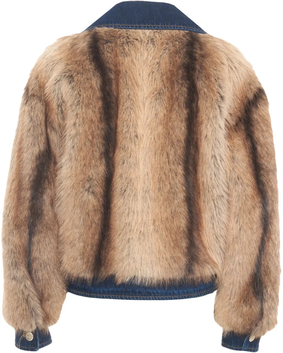 Jacheta Faux fur casual jacket - Img 4