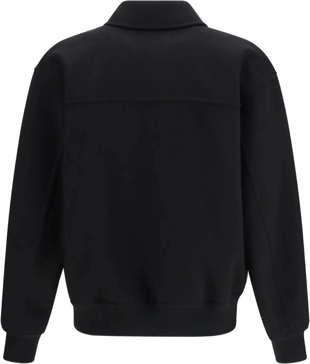 Jacheta Ferragamo neagra din lana si casmir - Img 4