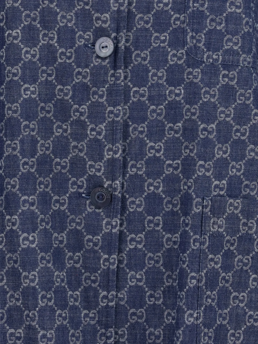 Jacheta GG jacquard cotton Jacket - Img 5