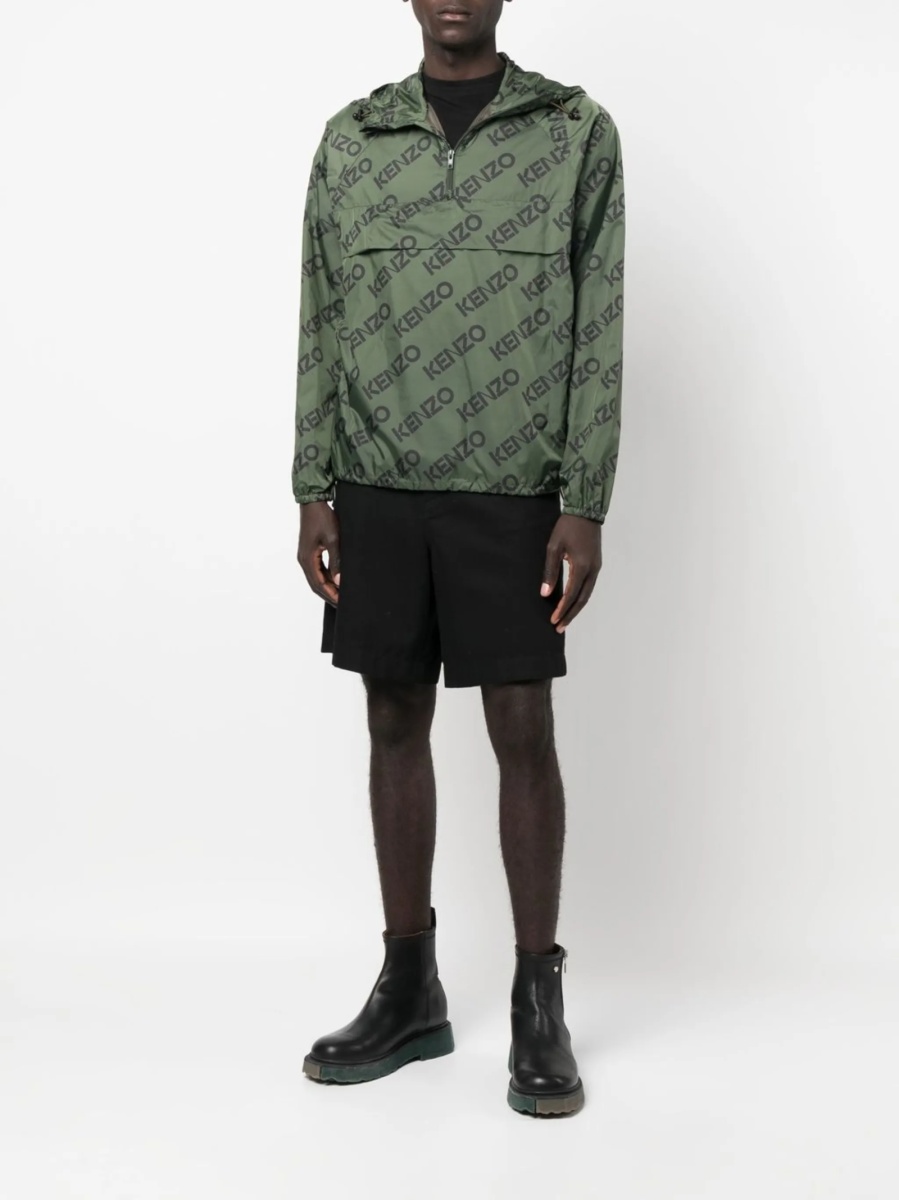 Jacheta Kenzo verde din poliamida - Img 2