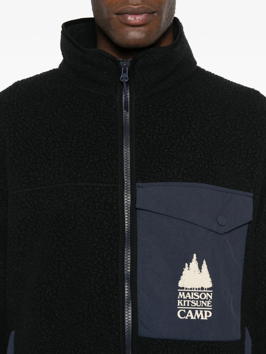 Jacheta MAISON KITSUNÉ neagra - Img 5
