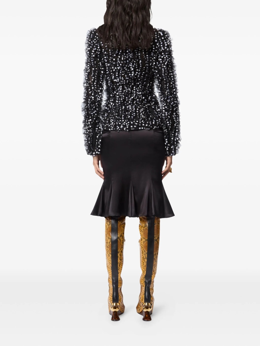 Jacheta Nina Ricci neagra din poliamida - Img 4