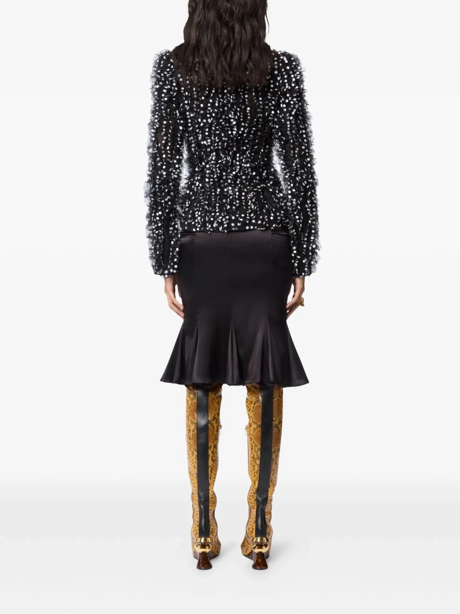Jacheta Nina Ricci neagra din poliamida - Img 4