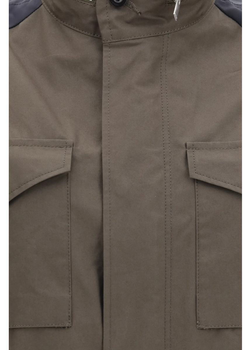 Jacheta Nylon and cotton Jacket with three-quarter sleeves - Img 3