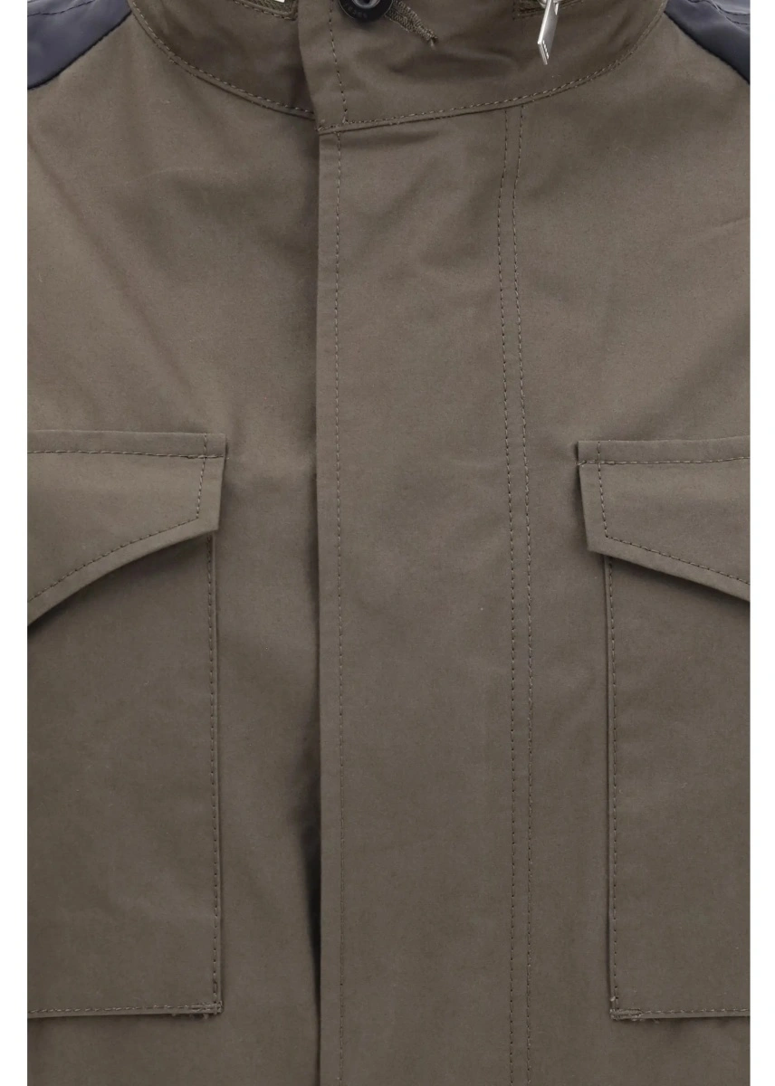 Jacheta Nylon and cotton Jacket with three-quarter sleeves - Img 3