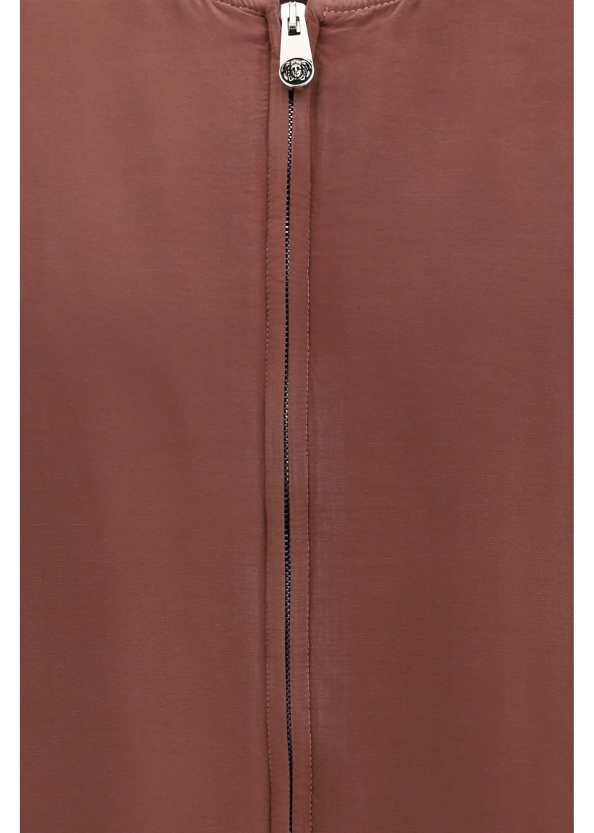 Jacheta Overdyed silk Jacket - Img 3