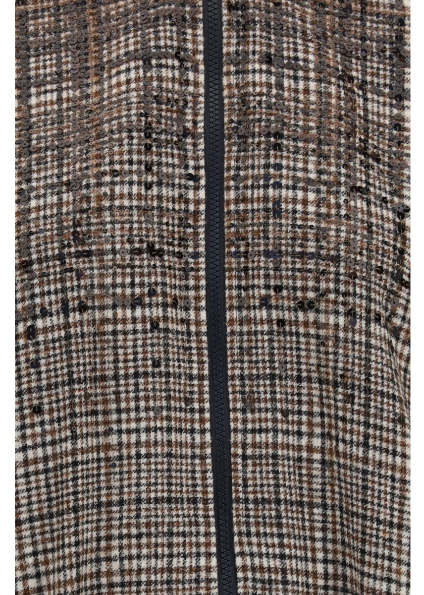 Jacheta Padded Jacket with sequin details - Img 3