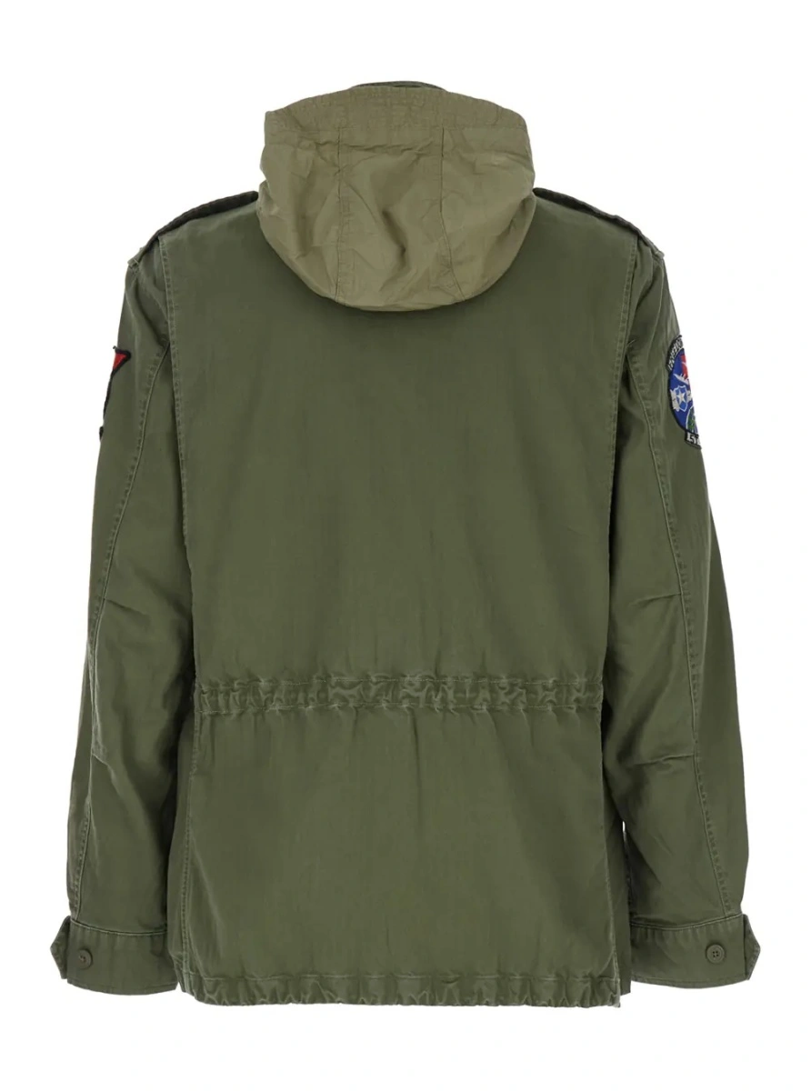 Jacheta Ralph Lauren verde din bumbac - Img 2