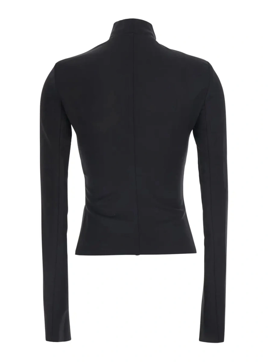 Jacheta Rick Owens neagra din lana - Img 2