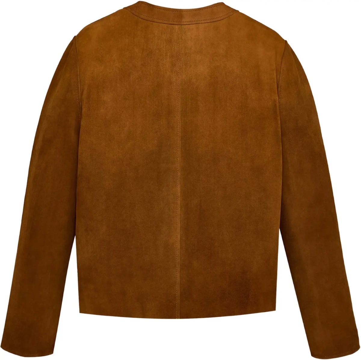 Jacheta Short suede Jacket with buttons - Img 4