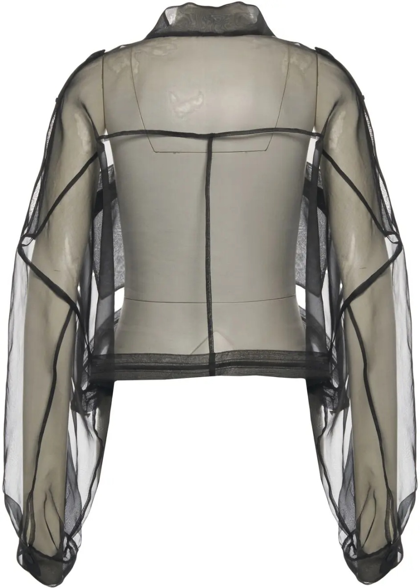 Jacheta Silk organza jacket 'Longan' - Img 3