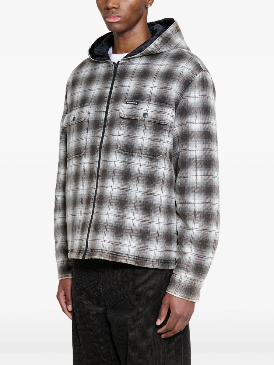 Jacheta STÜSSY gri din bumbac si raion - Img 2