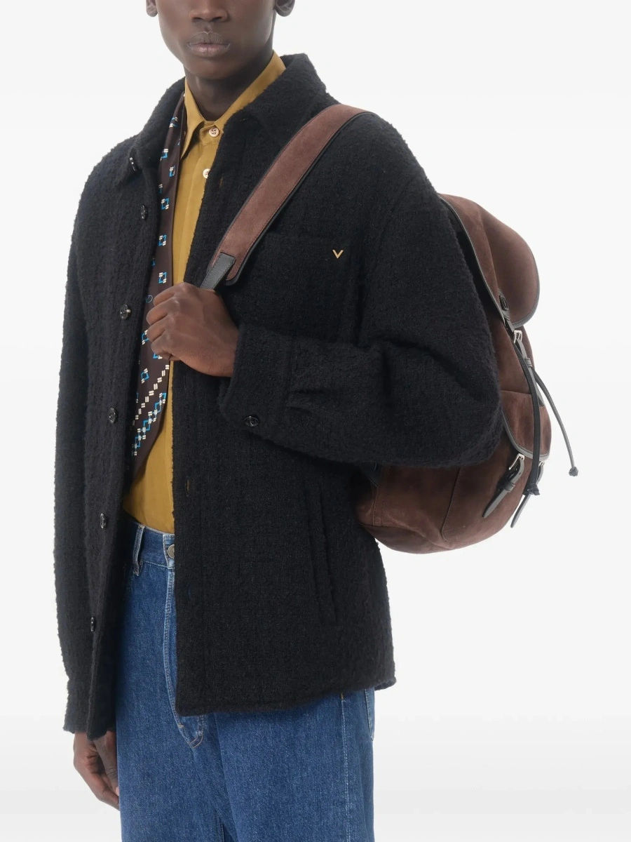 Jacheta Textured high-neck Jacket - Img 6