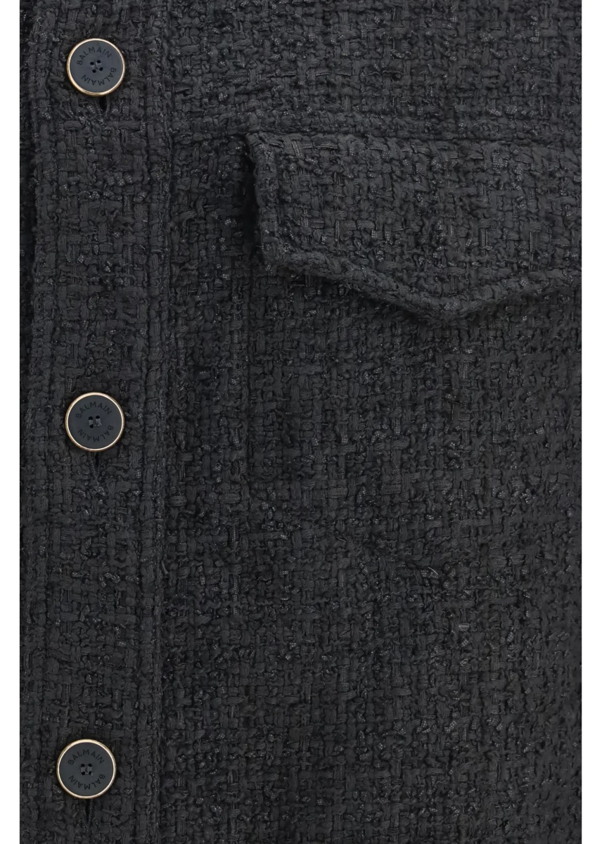 Jacheta Tweed buttoned Jacket - Img 3