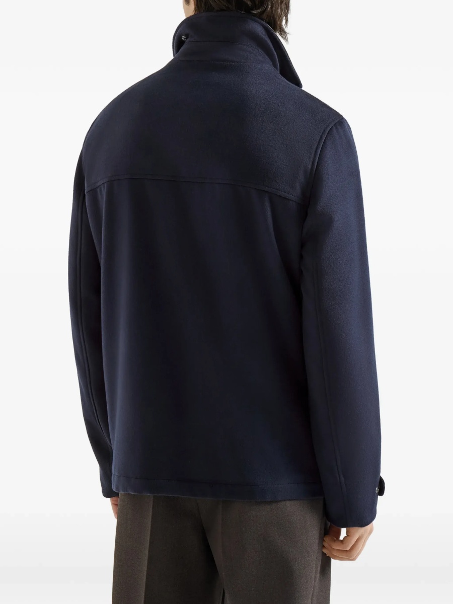 Jacheta Virgin wool Jacket withnappa inserts - Img 6