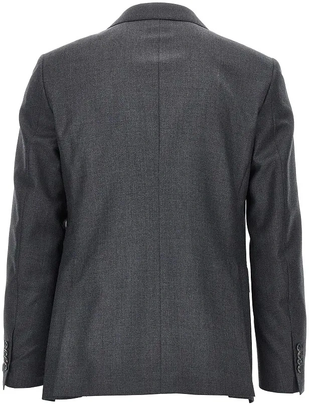 Jacheta Virgin wool two-pieces tailored suit - Img 3