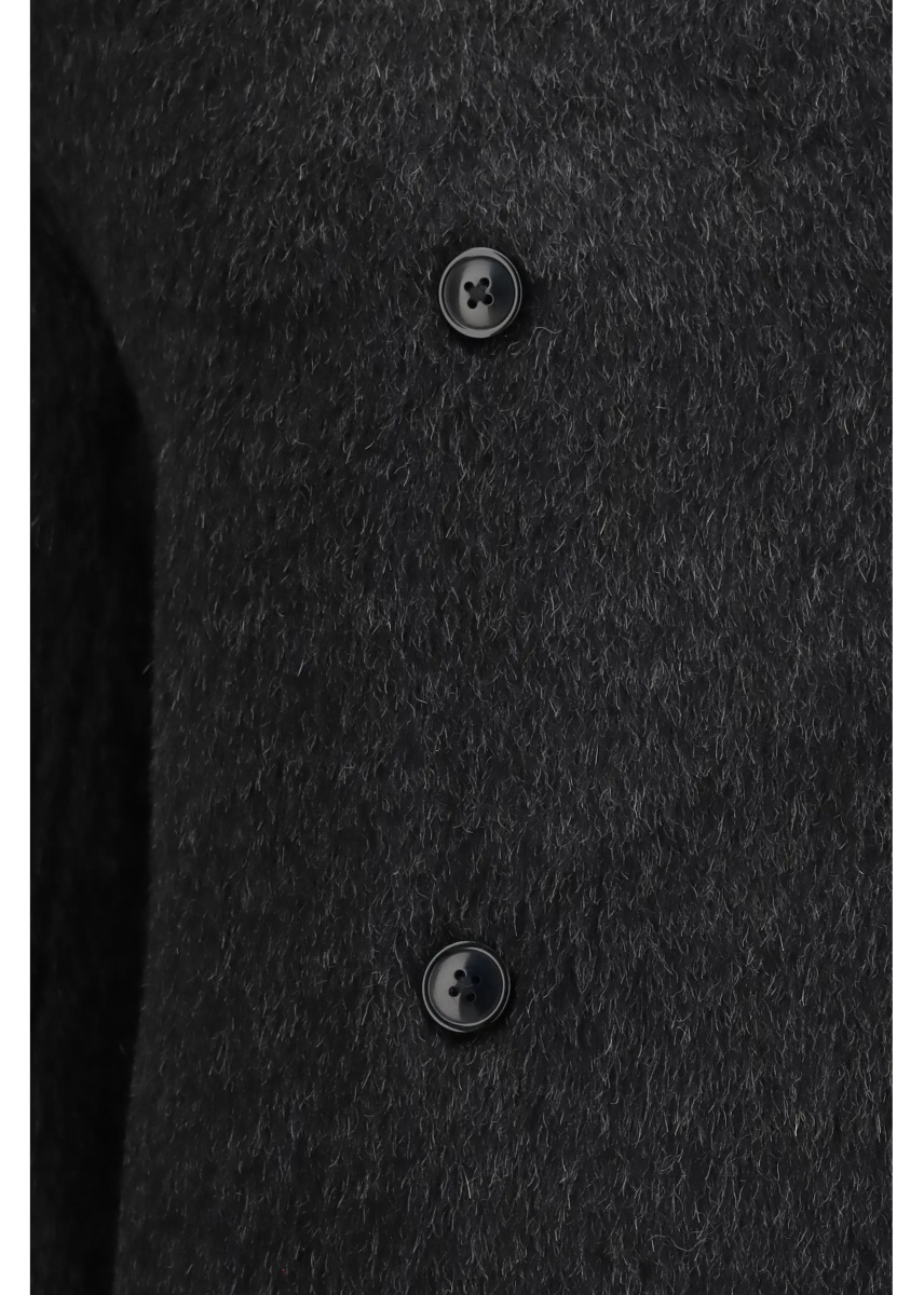 Jacheta Wes double breasted alpaca Jacket - Img 3