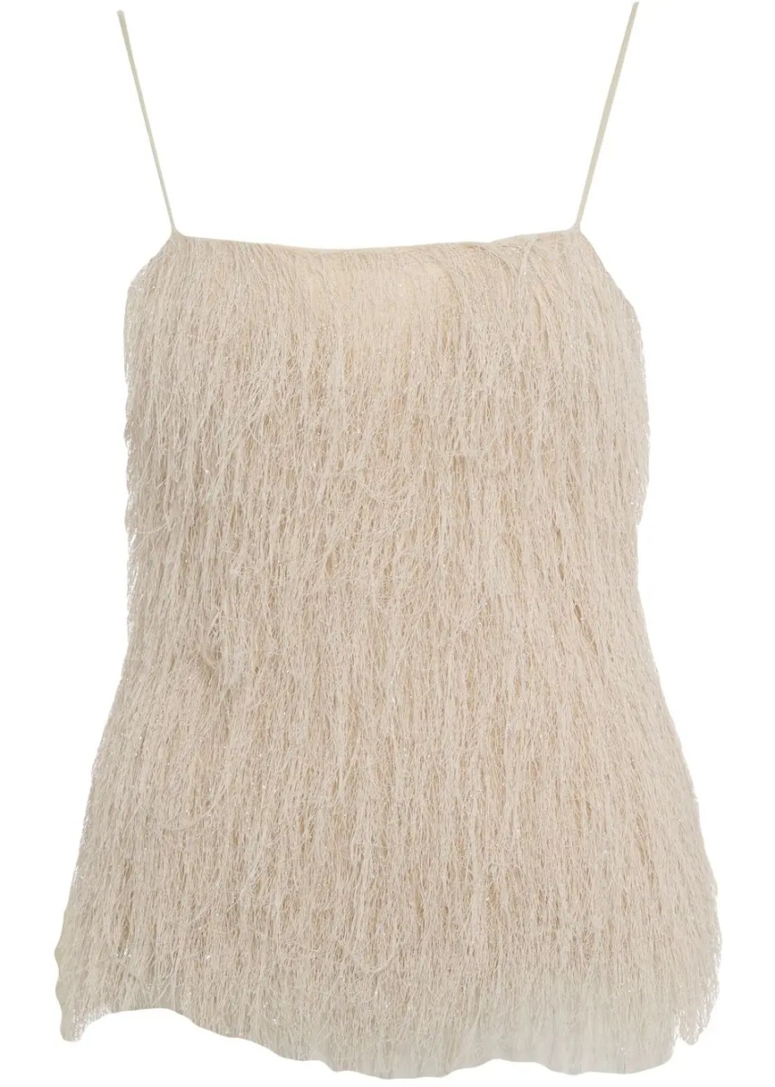 Maiou Top with fringe details - Img 2