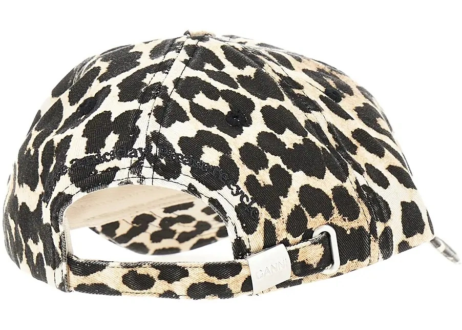 Manusi Leopard-print organic cotton baseball hat - Img 3