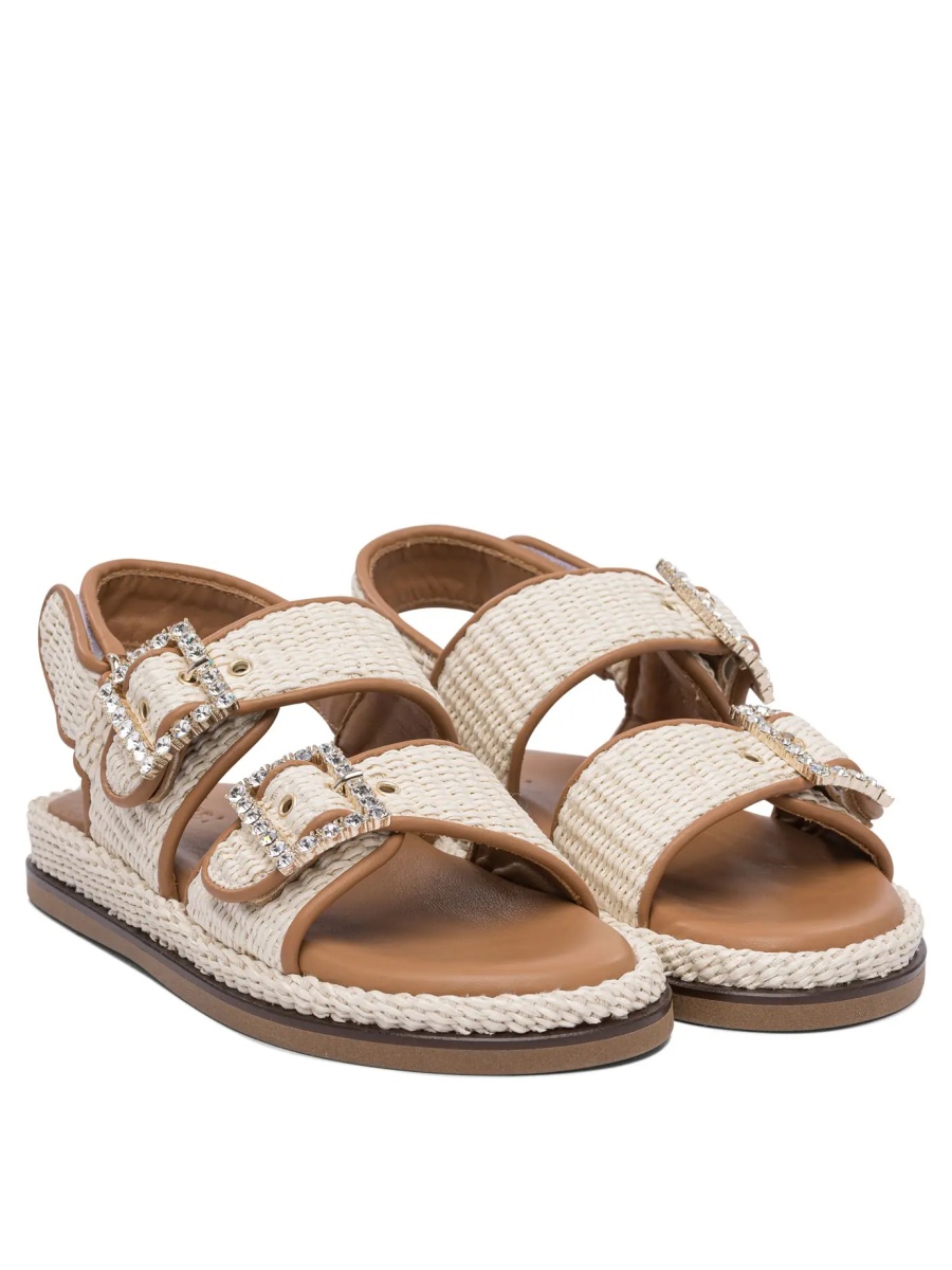 "Maya" raffia sandals - Img 2