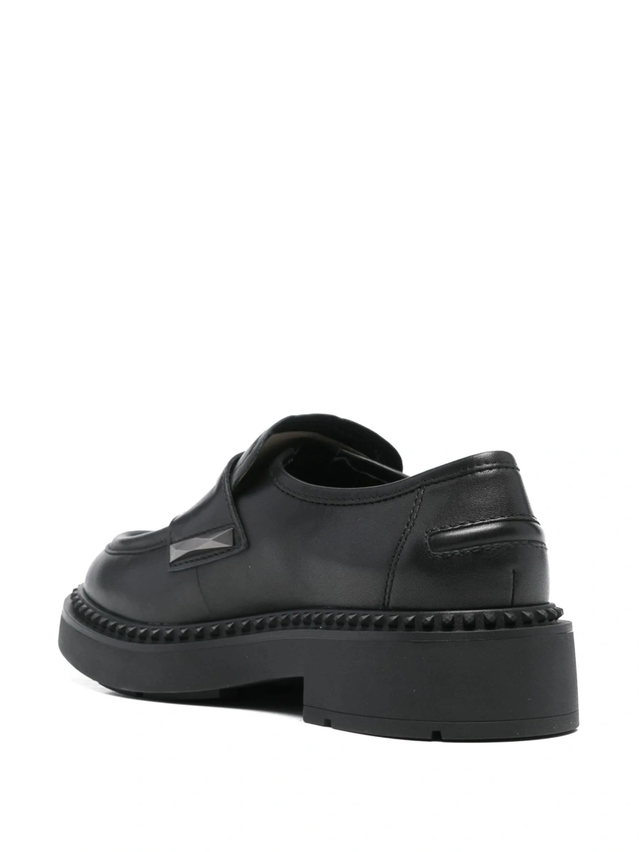 Mocasini ASH negri din piele - Img 3