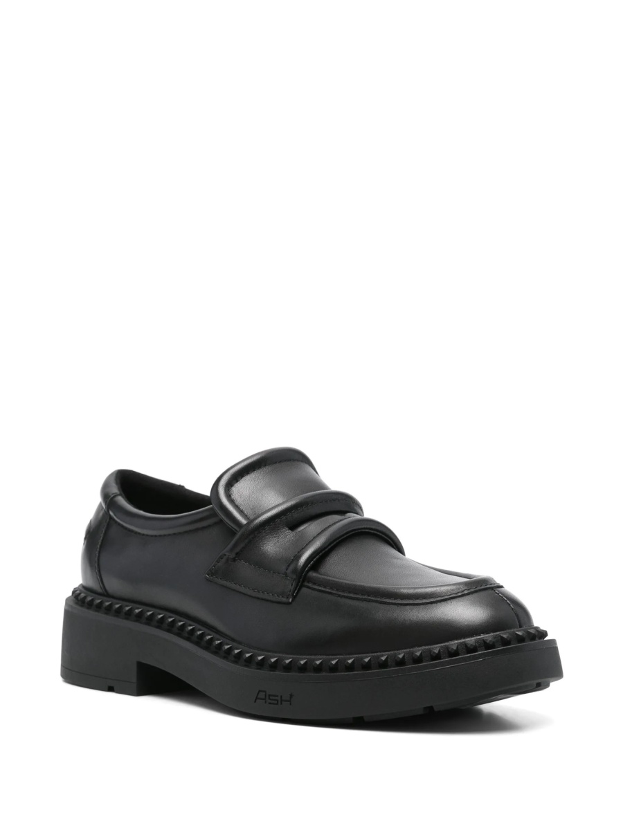 Mocasini ASH negri din piele - Img 2