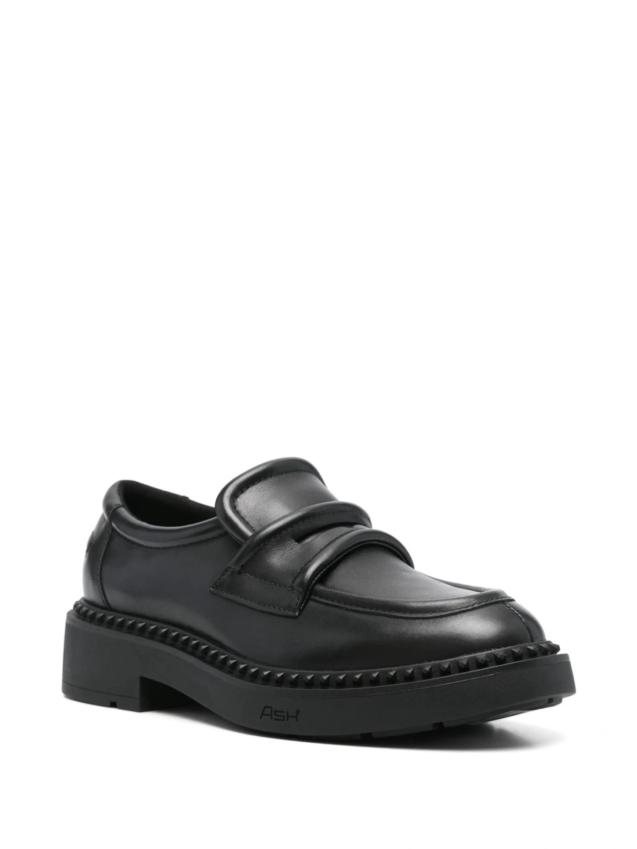 Mocasini ASH negri din piele - Img 2
