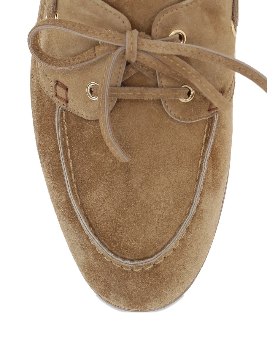 Mocasini Bally neutri din piele intoarsa - Img 4